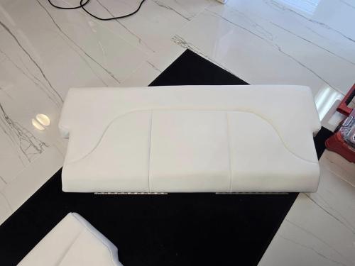 white cushion