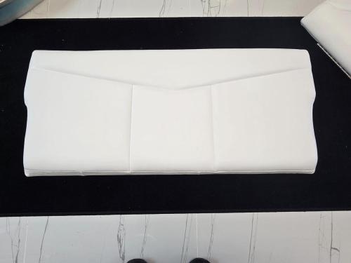 white cushion